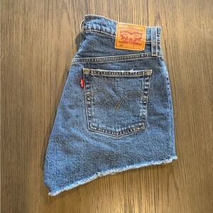 Levi's Classic Blue Denim Shorts